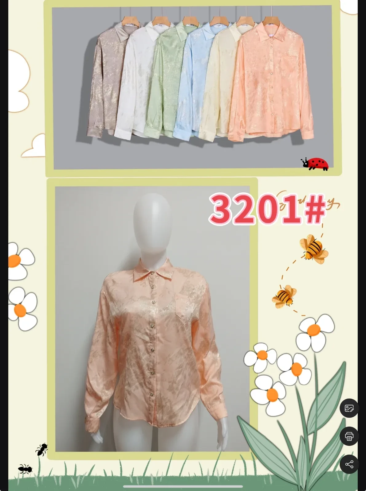 Blusa Satinada Elegante-3201