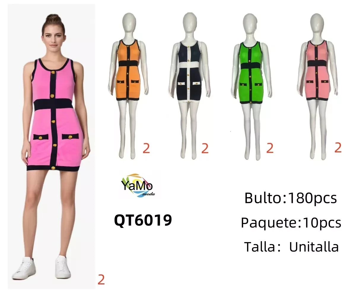 Vestido tipo falda-QT6019