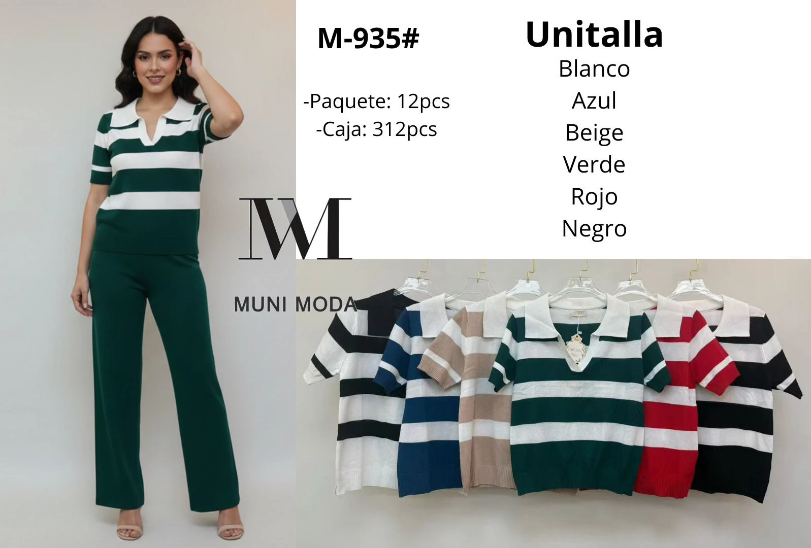Blusa a rayas-M-935