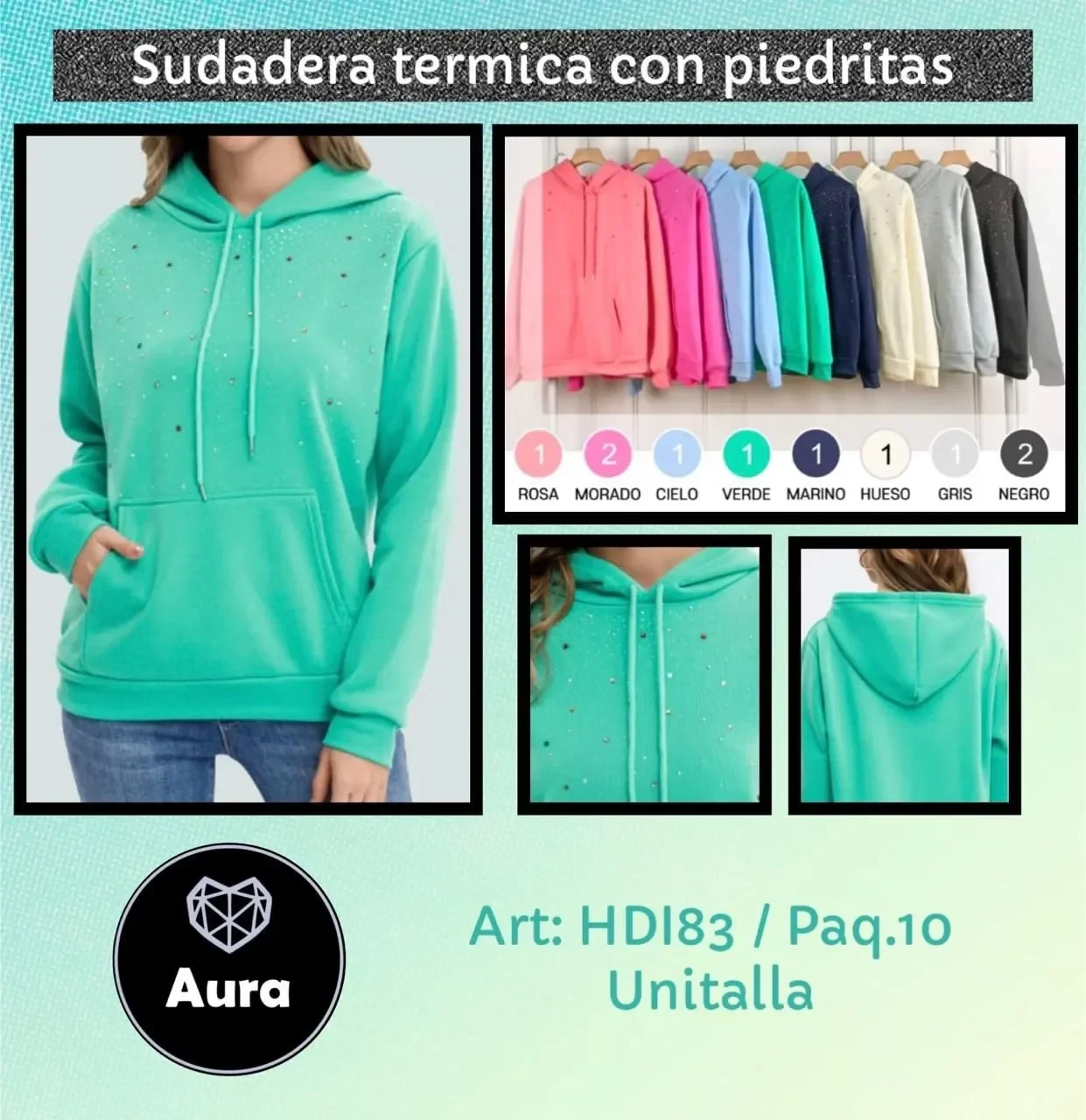 Sudadera Termica Con Pedreria-0-HD183