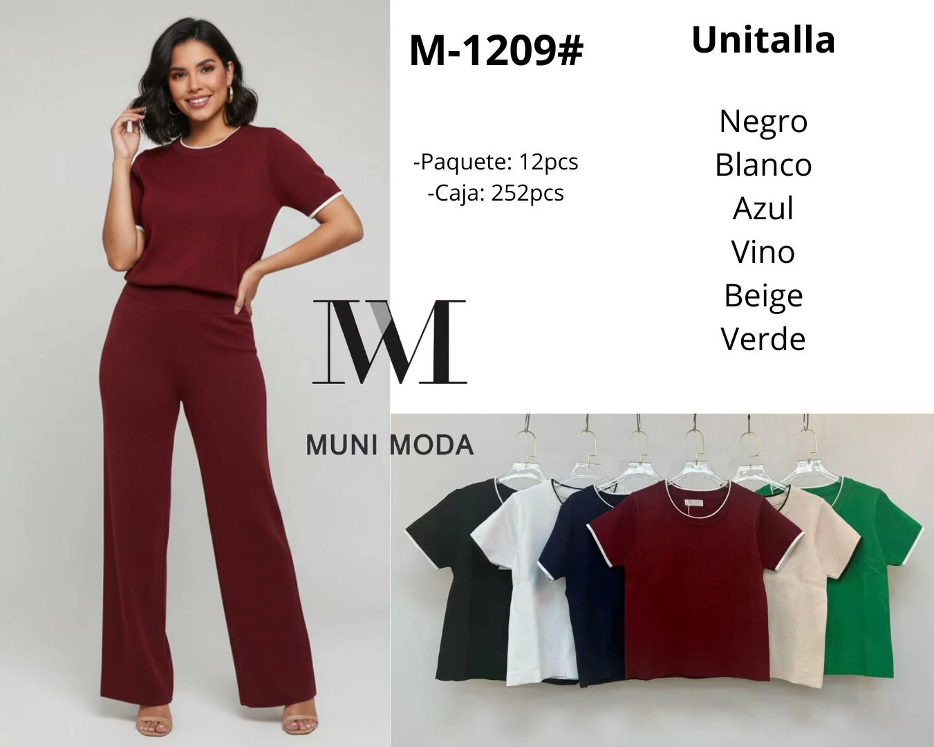 Blusa Manga Corta-M-1209