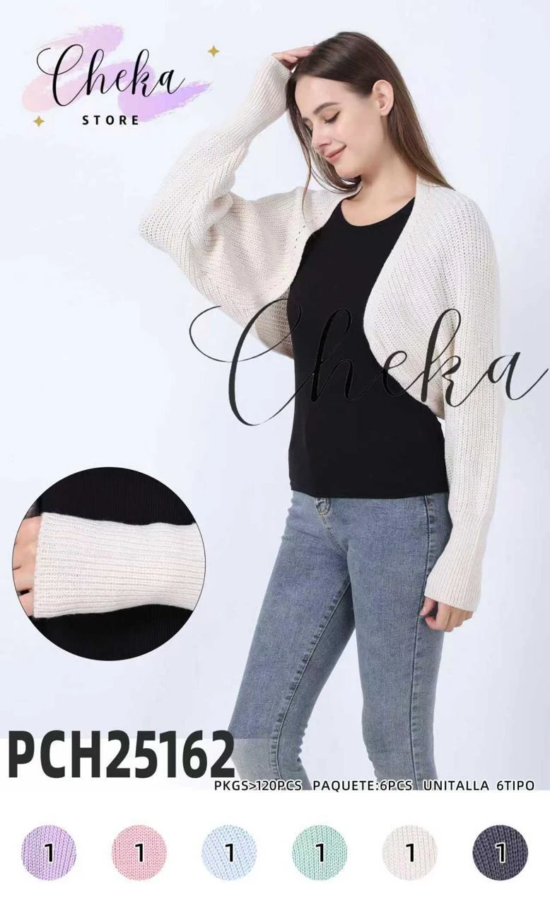 Cardigan corto de punto-PCH25162