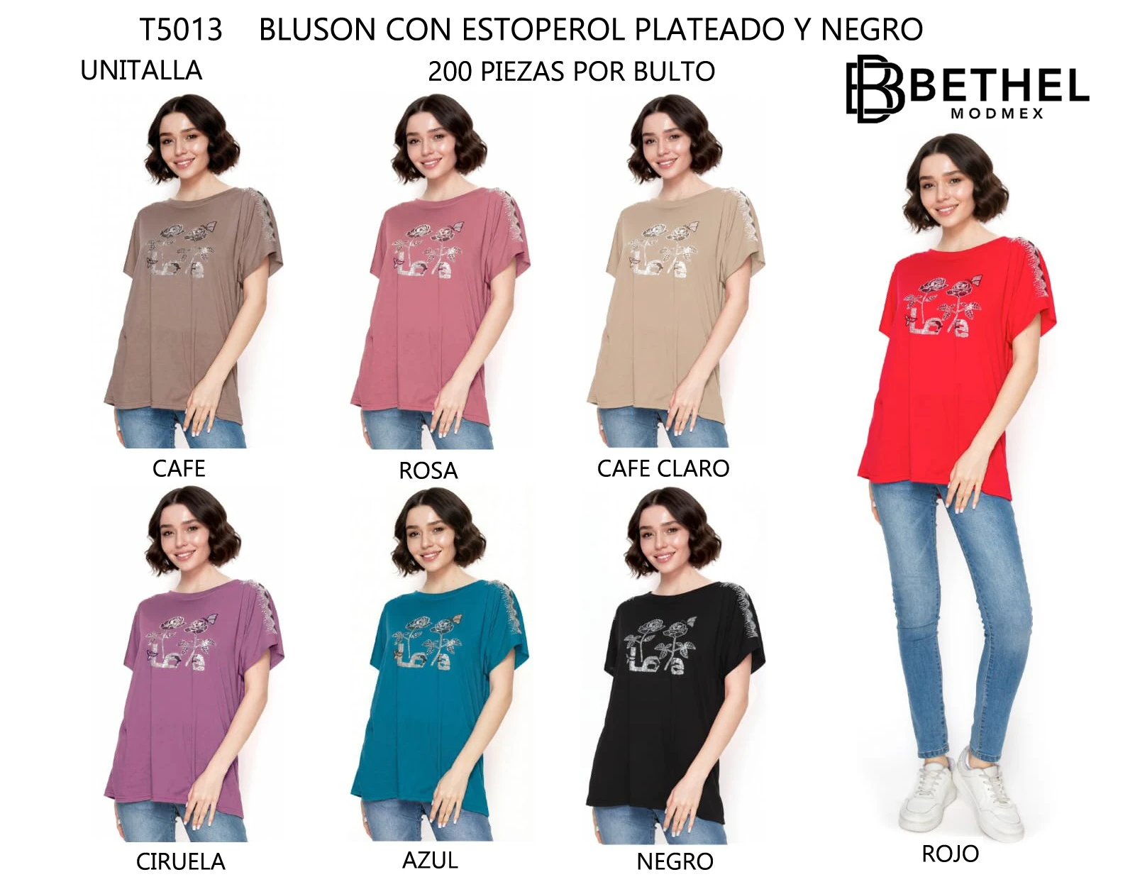 Blusón con Estoperoles-T5013