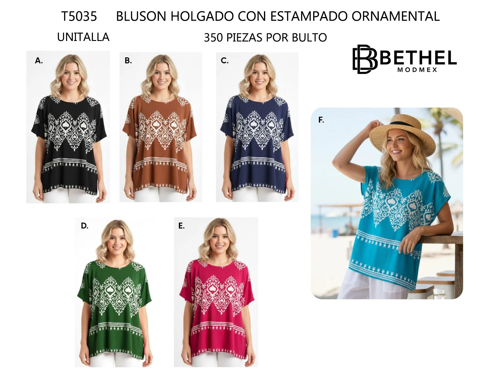 Bluson holgado estampado-T5035