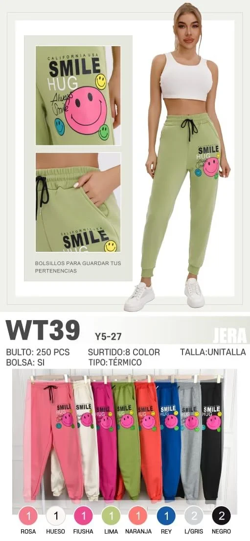 Pantalón térmico con estampado-WT39