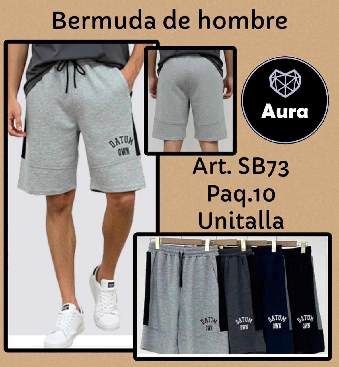 Bermuda deportiva para hombre-SB73