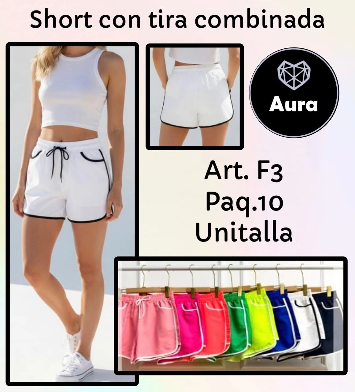 Short con tira combinada-F3