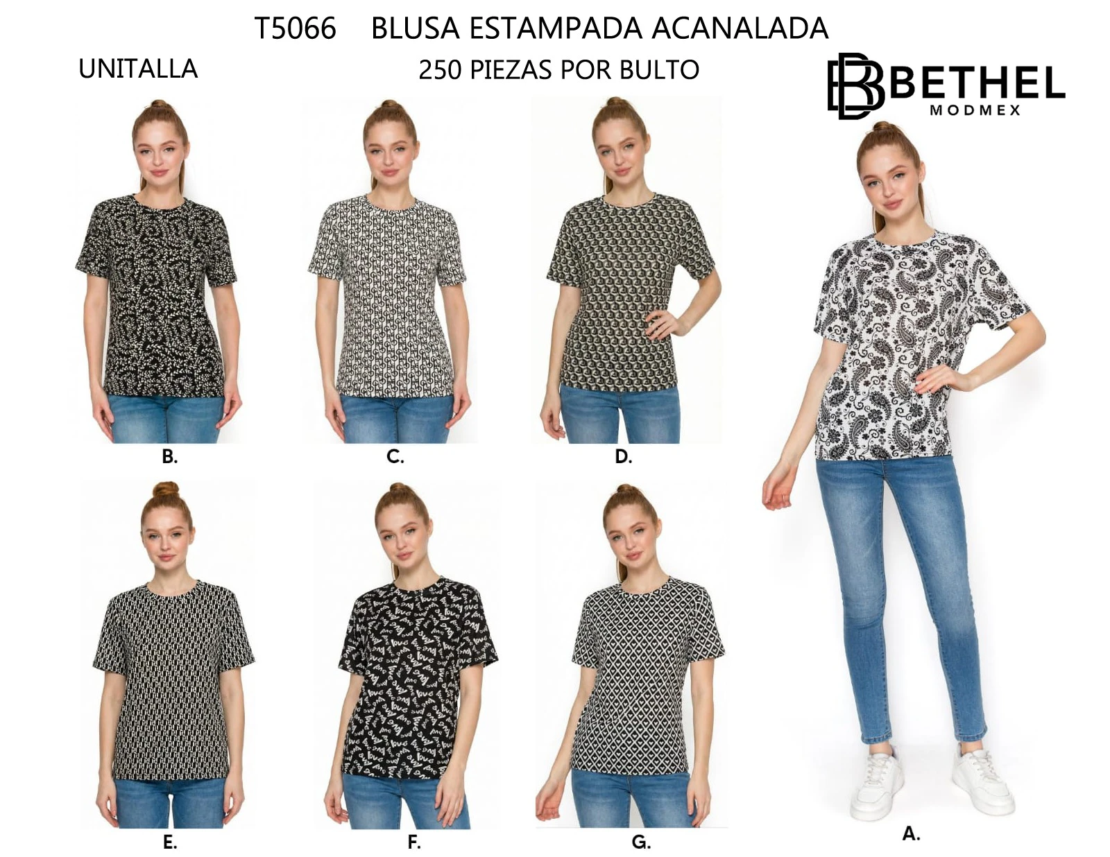 Blusa Estampada-T5066