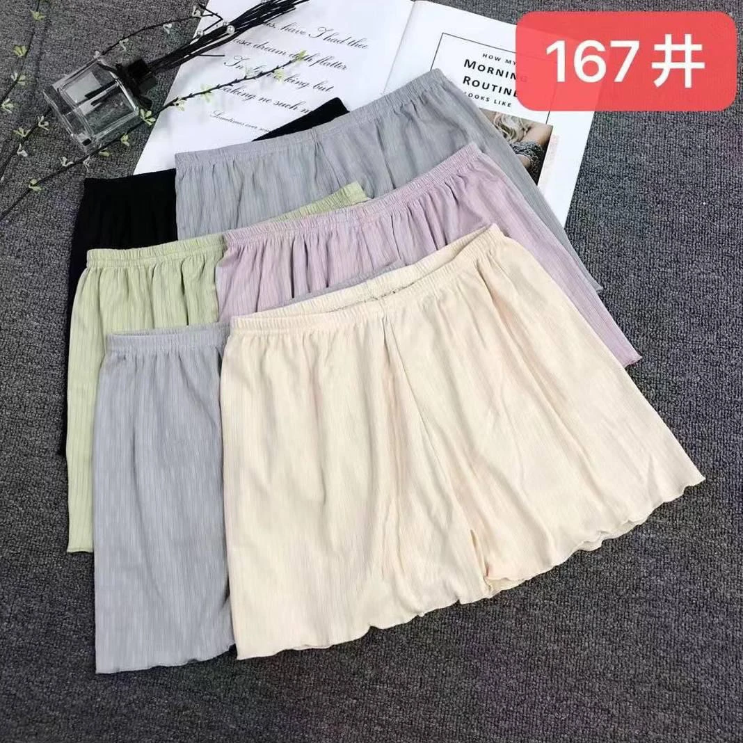 Shorts Casuales de Mujer con Cintura Elástica-167