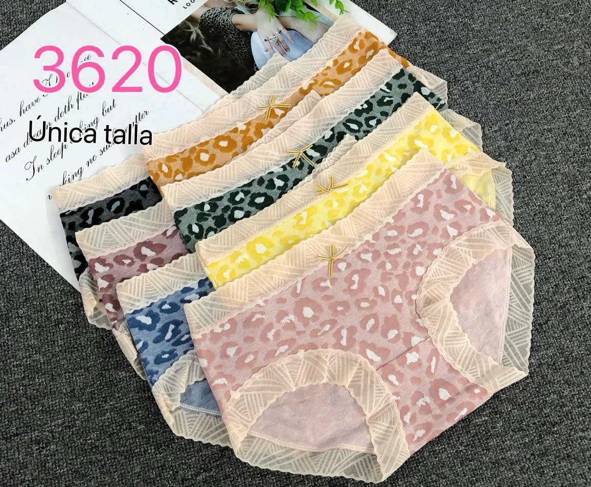 Braguitas con estampado de leopardo-3620