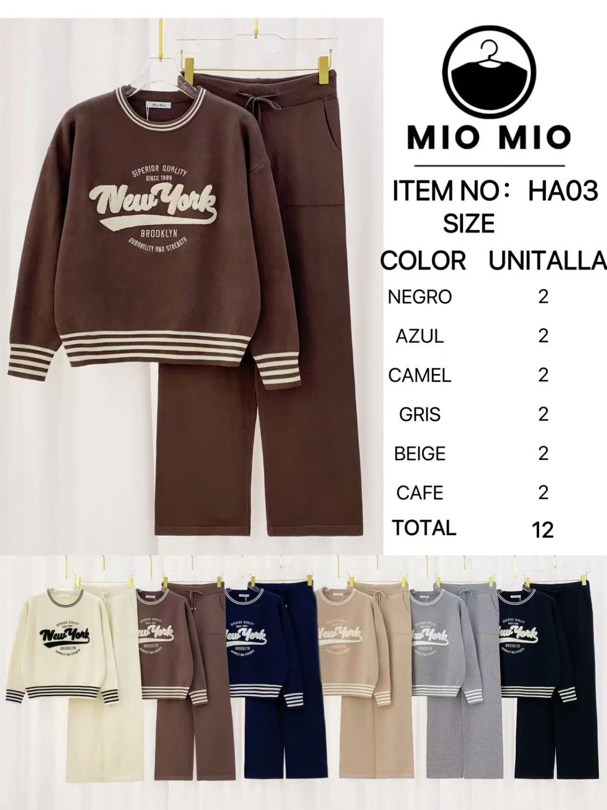 Conjunto deportivo New York-HA03