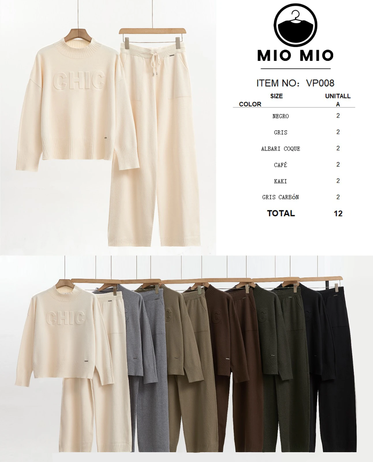 Conjunto tejido ‘Chic’-VP008