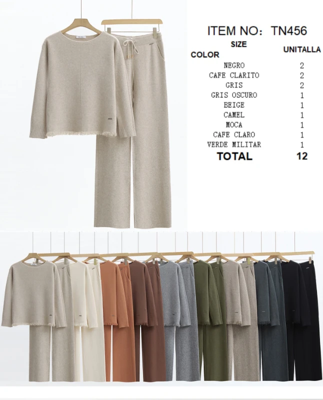 Conjunto de suéter y pantalón-TN456