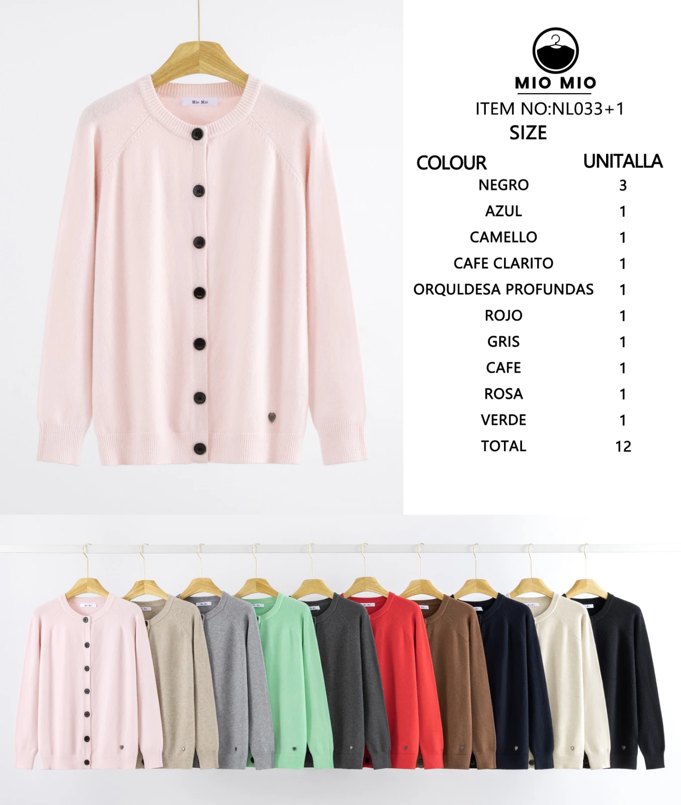Cardigan de punto-NL033+1
