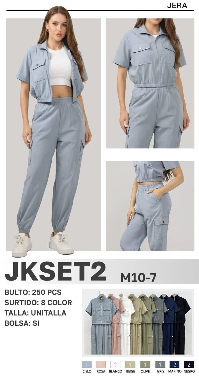 Conjunto short tipo cargo-JKSET2