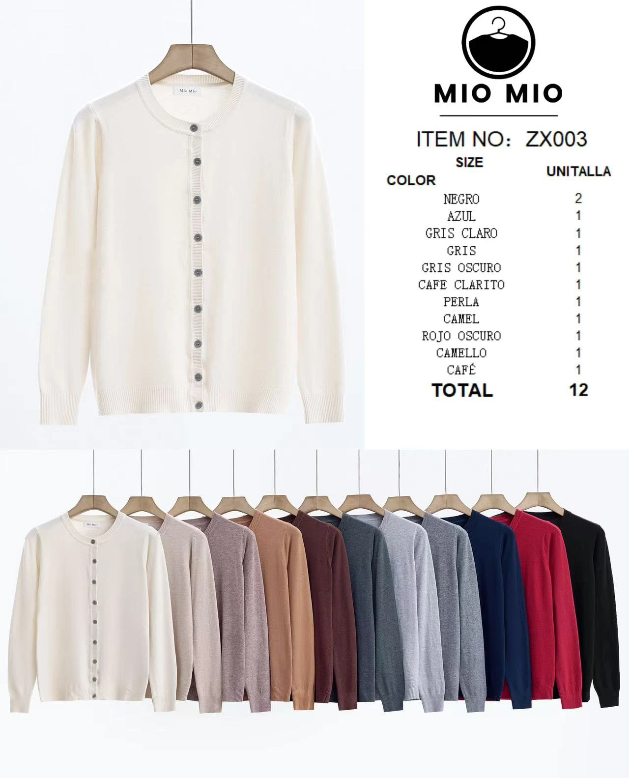 Cardigan de mujer Mio Mio-ZX003