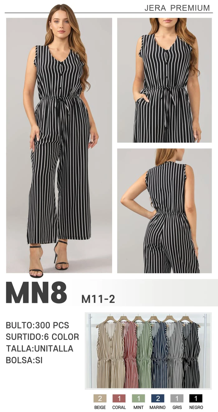 Jumpsuit de rayas-MN8