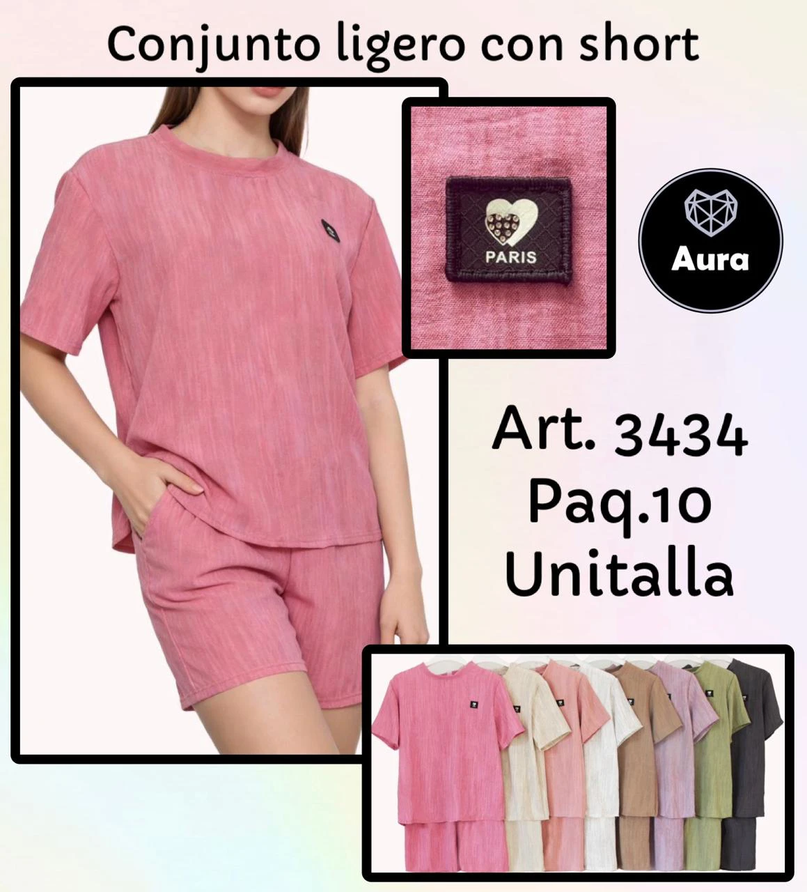 Conjunto de Playera y Short-3434