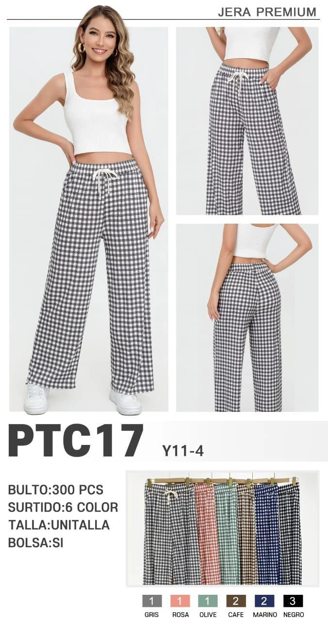 Pantalón a cuadros-PTC17