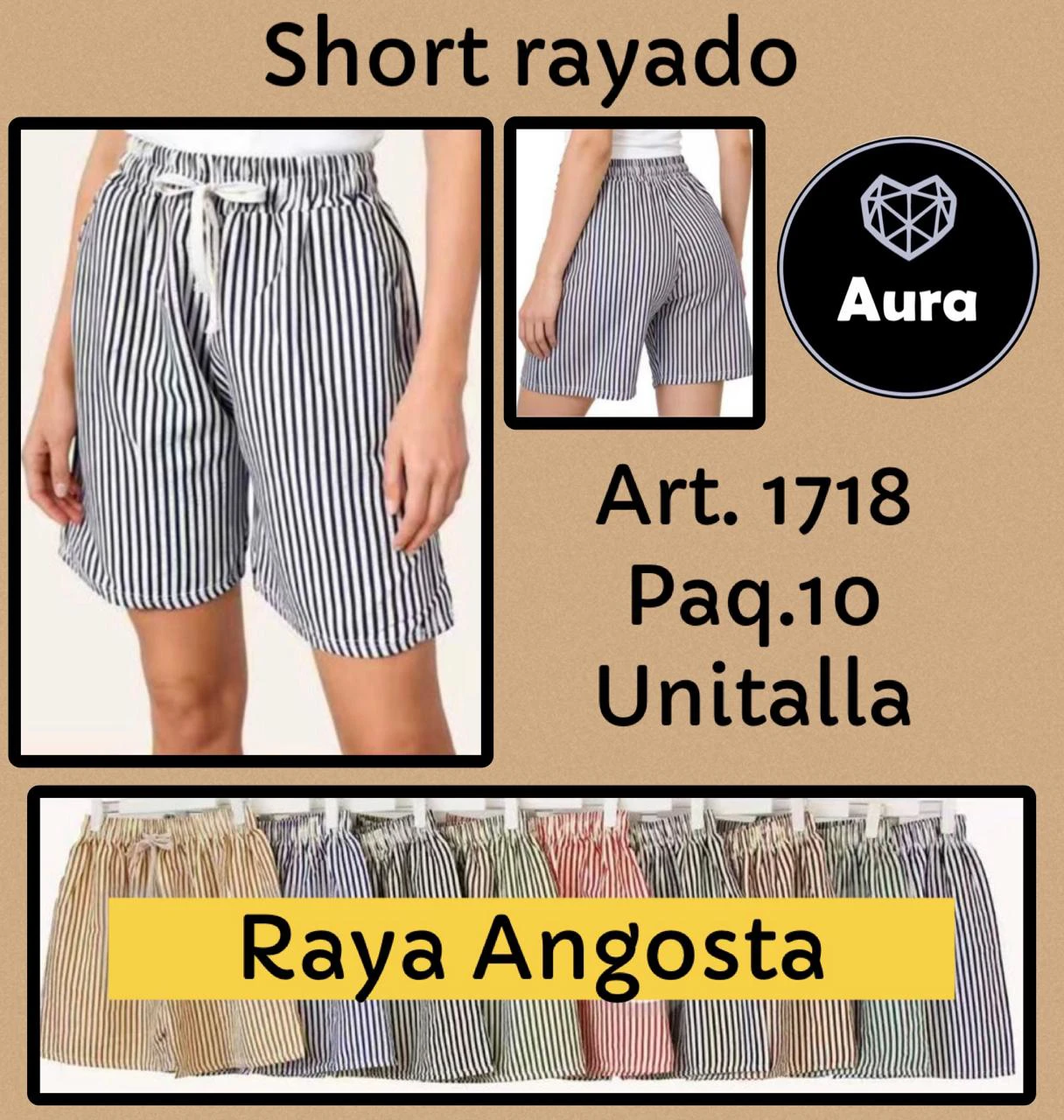 Shorts Rayados-1718