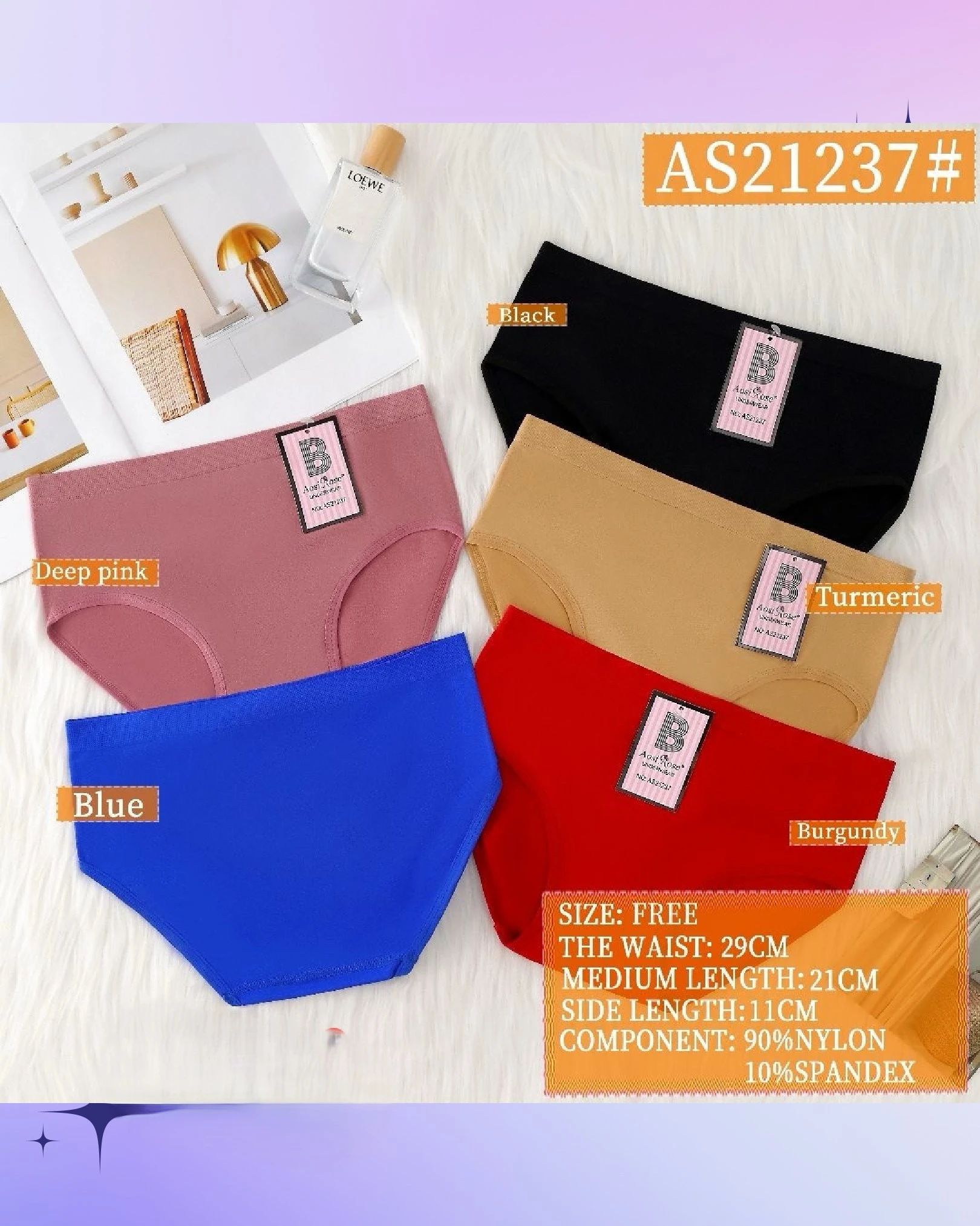 Pantaletas básicas para mujer-AS21237