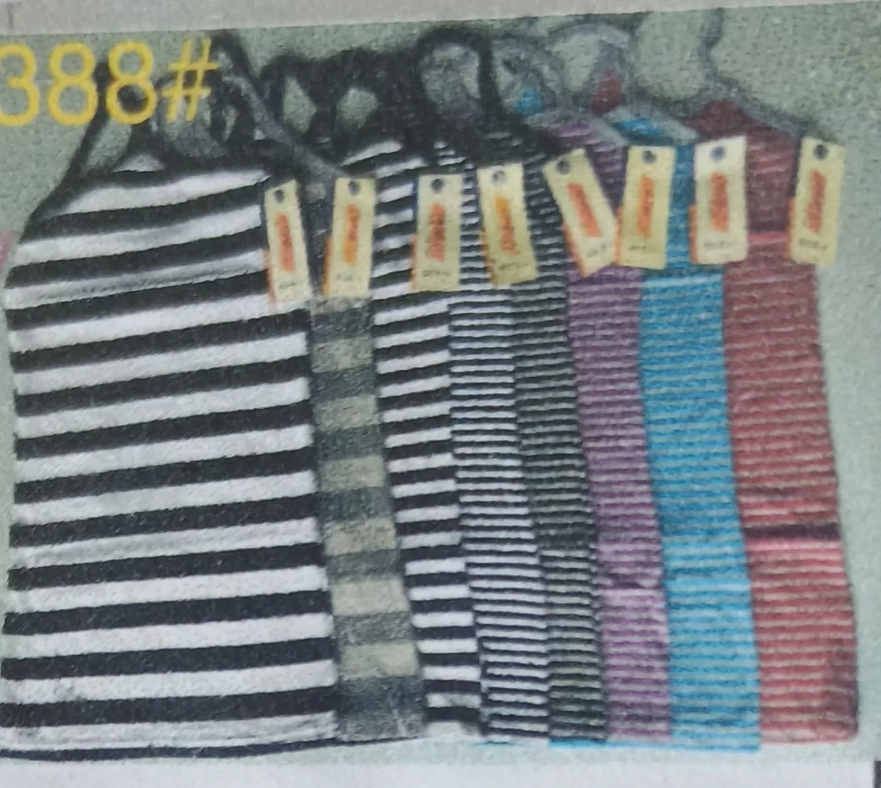 Camiseta algodon rayada-CD 162