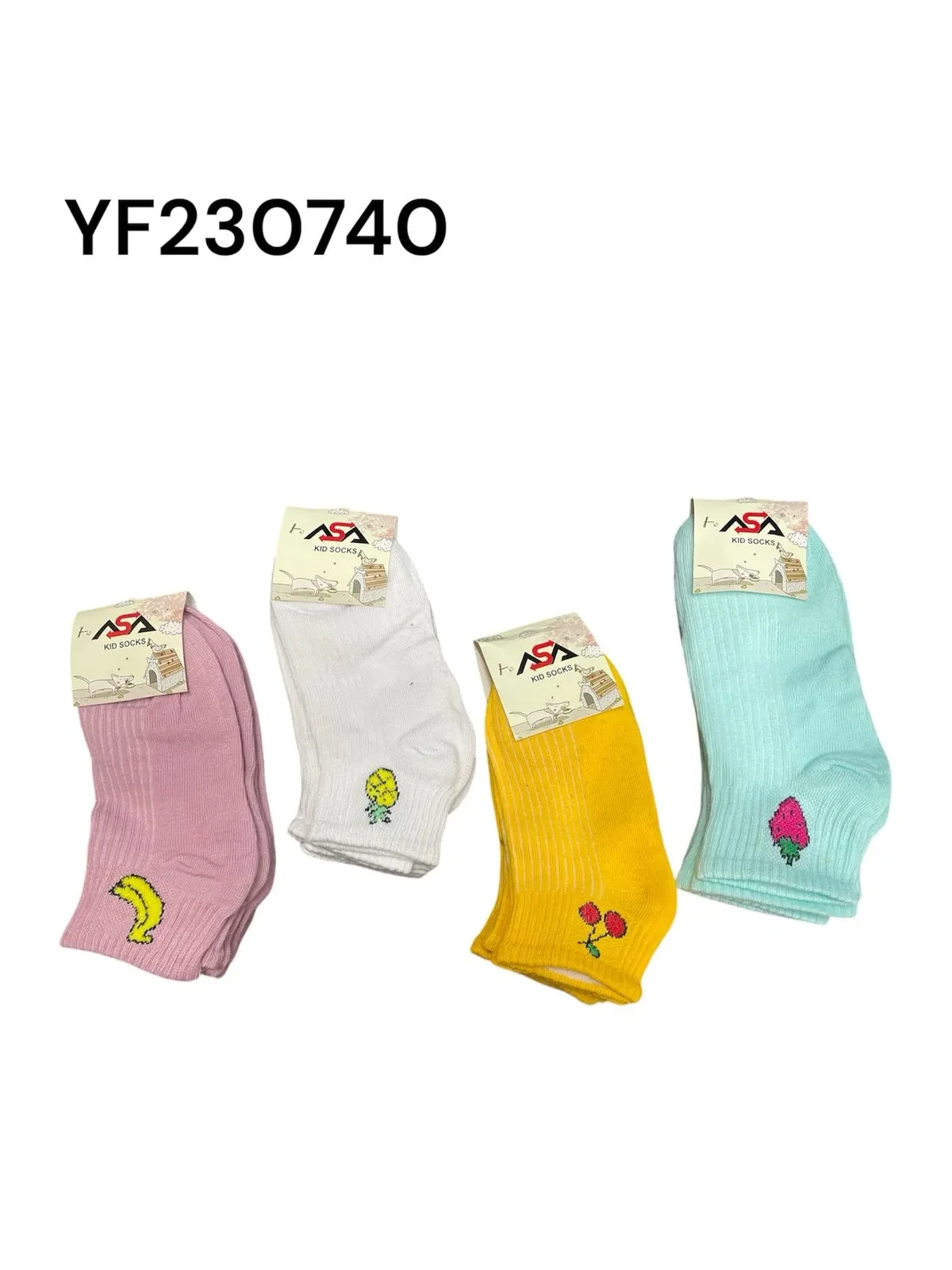 Calcetines altos para niños con diseños-YF230740