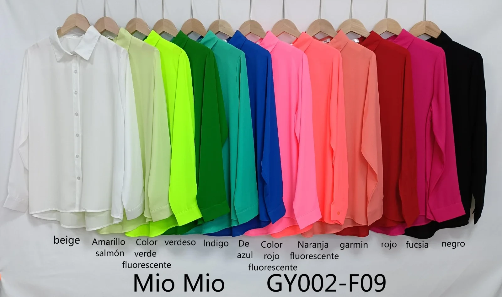 Camisa Dama con Botornes-GY002-F09