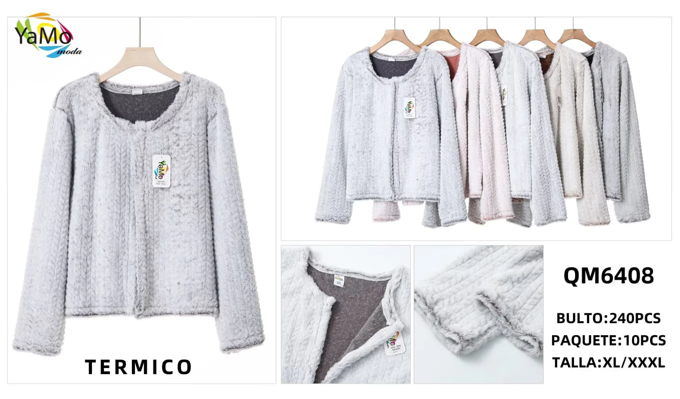 Suéter térmico afelpado-QM6408