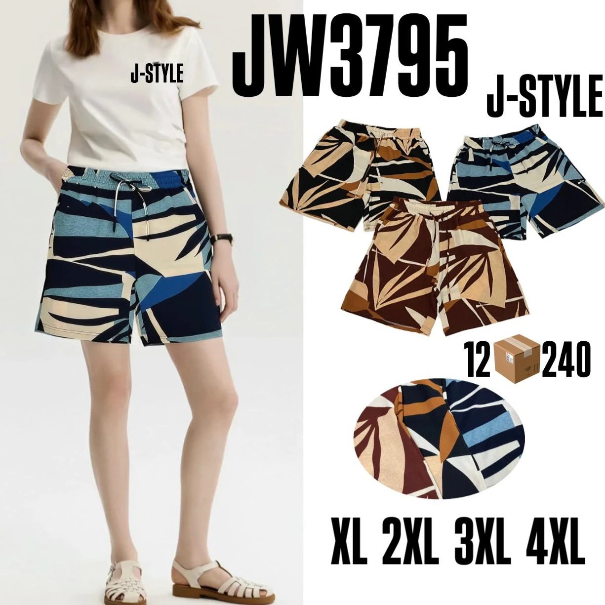 Shorts estampados-JW3795