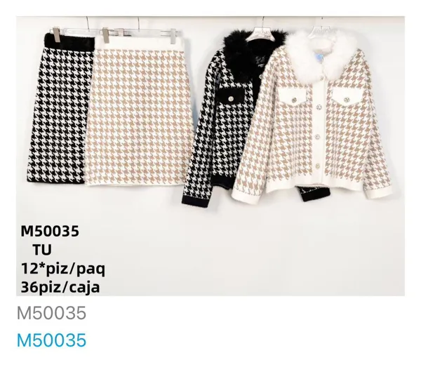 Conjunto Falda y Chaqueta-M50035