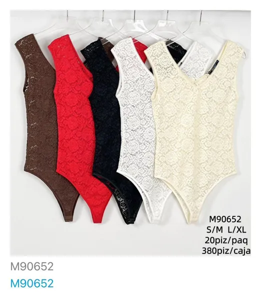 Bodysuit de encaje-M90652