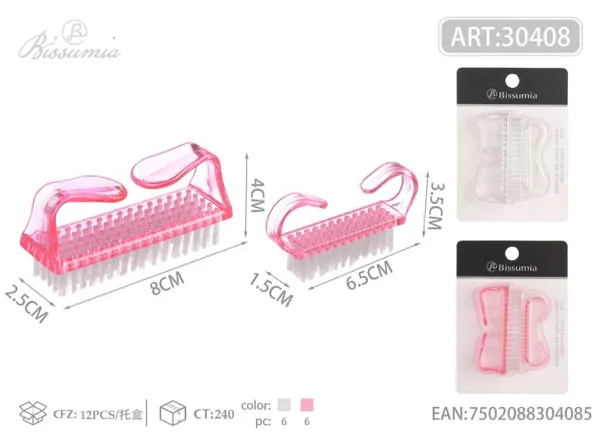 Set de 2 piezas de cepillo de cuerno de 6.5cm + 8cm