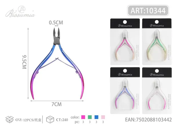 Cortacutículas de acero No.4#