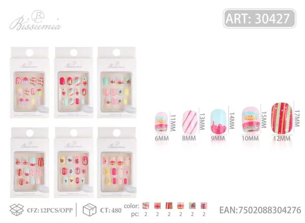 uñas postizas infantiles 1