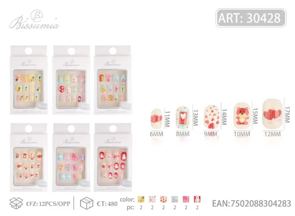 uñas postizas infantiles 2