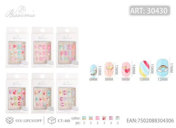 uñas postizas infantiles 4