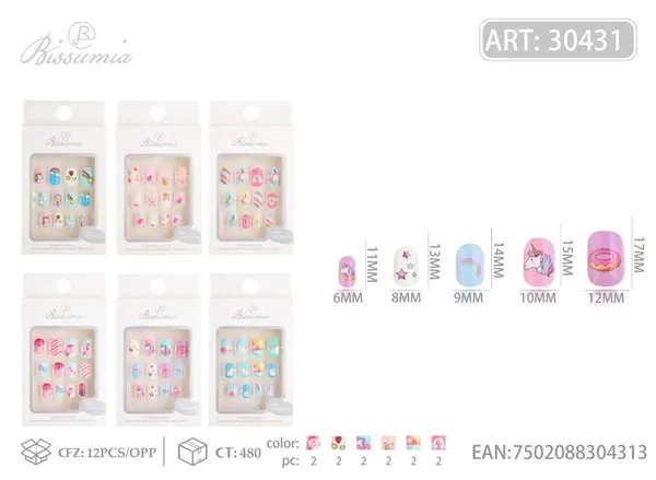 uñas postizas infantiles 5