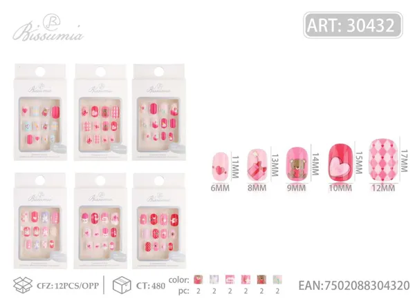 uñas postizas infantiles 6