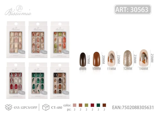 Uñas postizas No.10