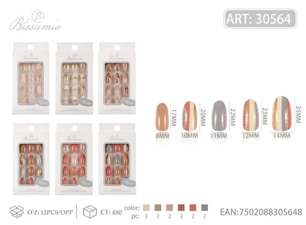 Uñas postizas No.11