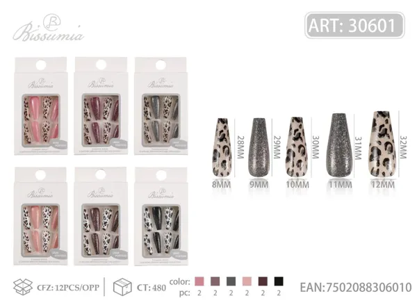 Uñas para adultos 12pcs/caja No.10