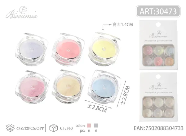 Accesorios para manicura de 6 compartimentos #5