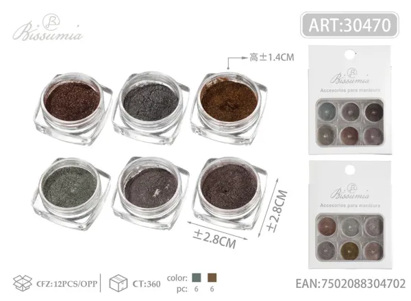 Accesorios para uñas de 6 compartimentos #2