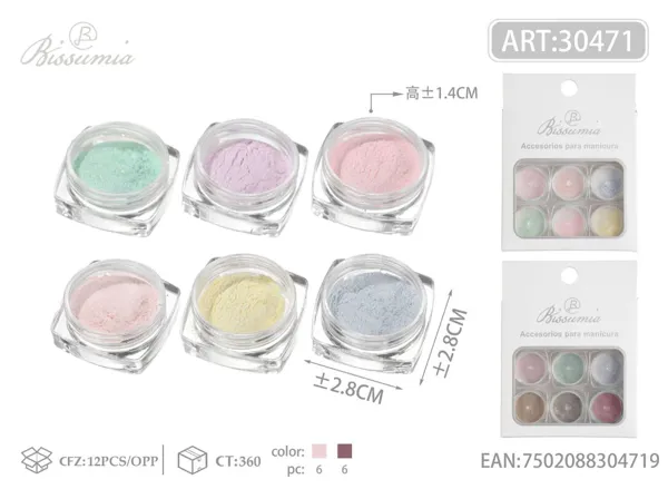Accesorios para uñas de 6 compartimentos #3
