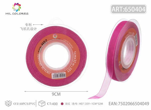Cinta de gasa coreana 1.0/35Y H007 fucsia