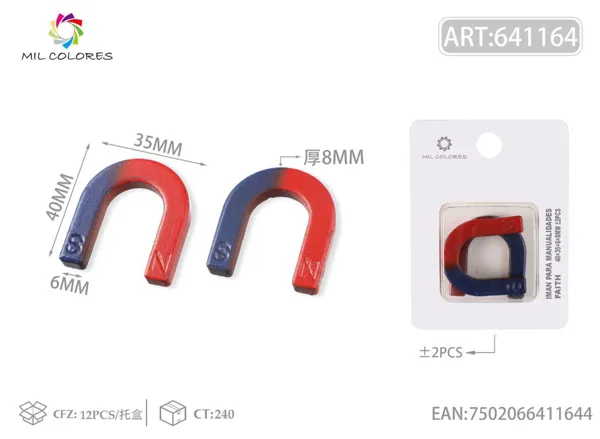 Imanes en U 40# 40*35*6*8mm 2pcs