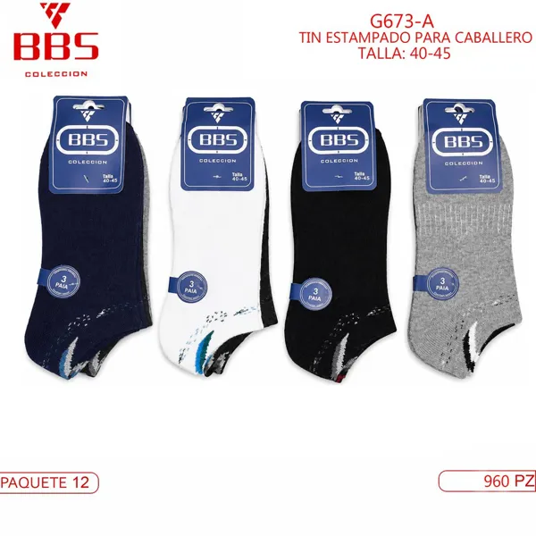 CALCETIN ESTAMPADO PARA CABALLERO