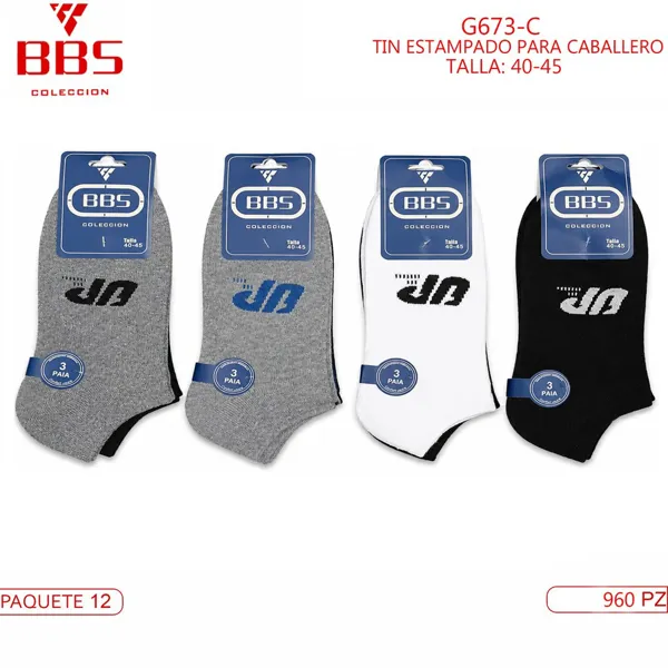 CALCETIN ESTAMPADO PARA CABALLERO