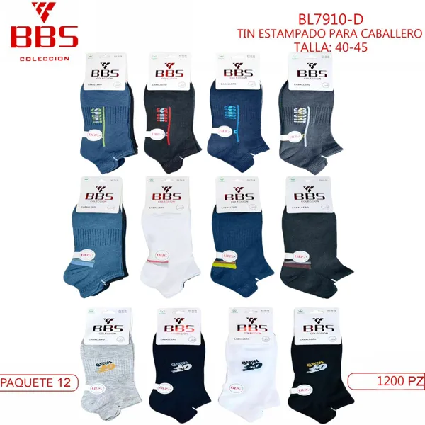 TIN ESTAMPADO PARA CABALLERO